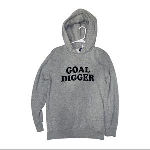 H&M “Goal Digger” Gray Hoodie